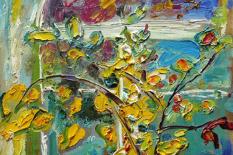 Осенние листья. 2006. Холст, масло. 70х50